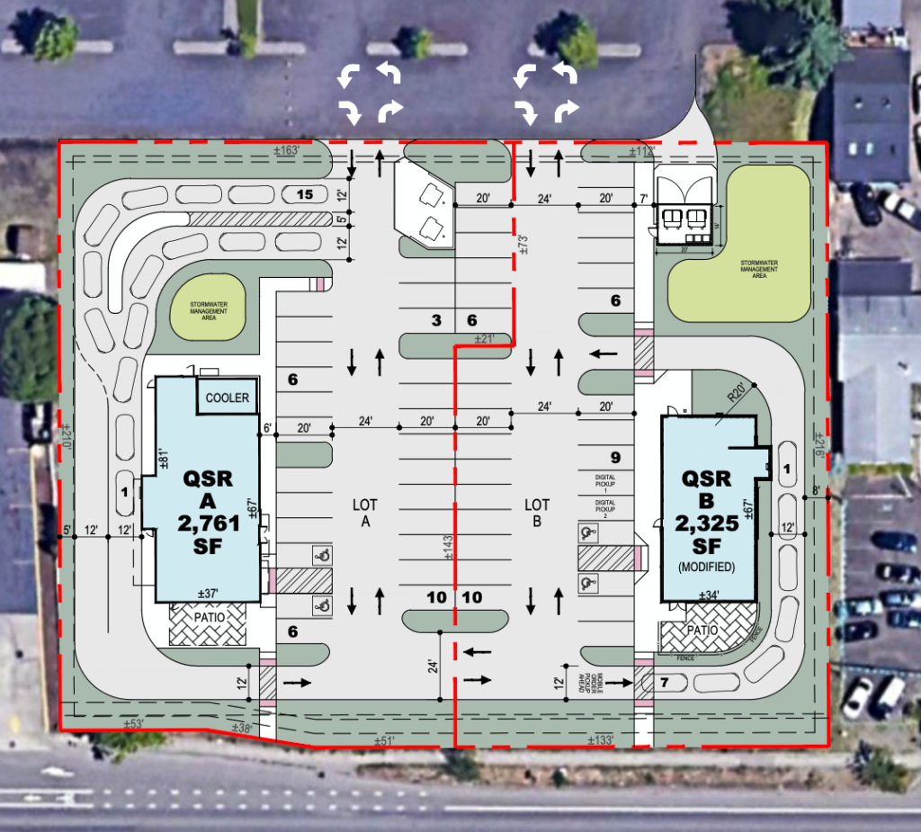 Two QSR Site Plan